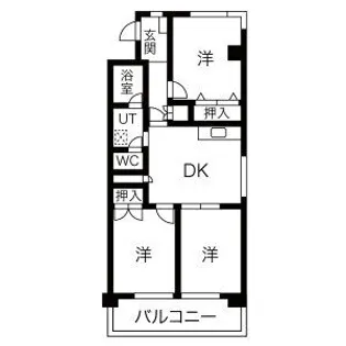 メゾンオカド【3階】の間取り