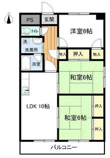 メゾン御所ヶ原【3階】の間取り