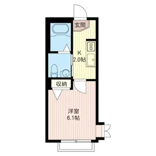 ボヌールII【1階】の間取り