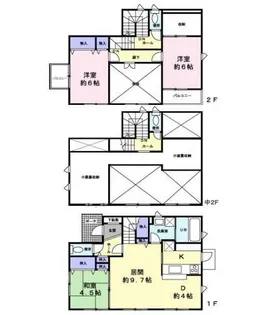 東京都西東京市栄町3【一戸建】の間取り