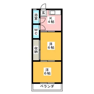 レイクビル【3階】の間取り