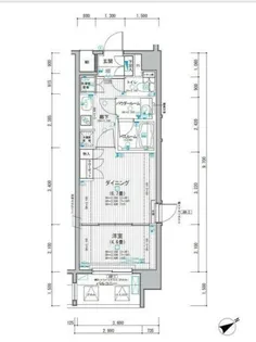 ミリアレジデンス東池袋【6階】の間取り