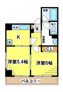 東京都杉並区上高井戸1【マンション】の間取り