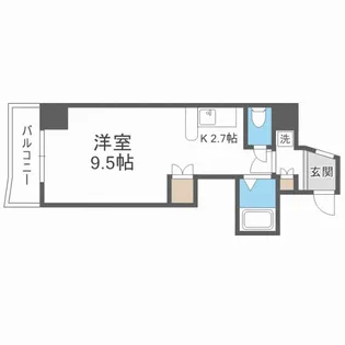 αNEXT北15条 アルファネクスト北15条【7階】の間取り