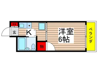 ホスピタリテ市川北【3階】の間取り