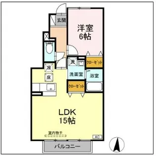プレミール・カーサ C【1階】の間取り