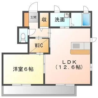 U.T.S.金栄【1階】の間取り