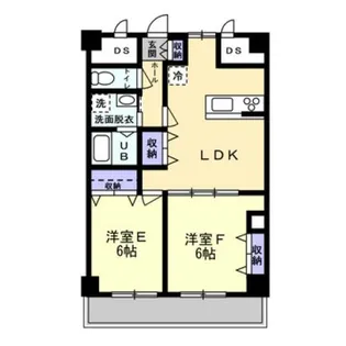 S FORT栗林公園北【3階】の間取り