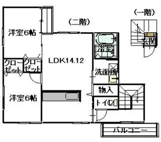 メゾンK【2階】の間取り