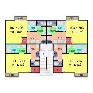 ソフィアテラス武里【1階】の間取り