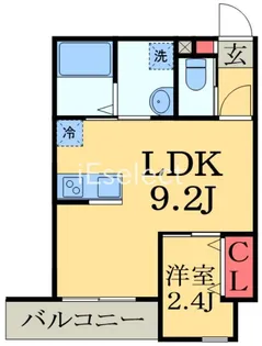 エスペリオ道場南【1階】の間取り