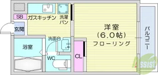 第2SDハイツA【2階】の間取り