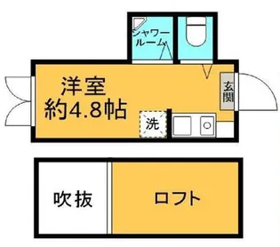 フレシール中落合【2階】の間取り