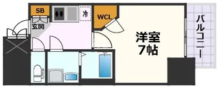 S-RESIDENCE堀田North【15階】の間取り
