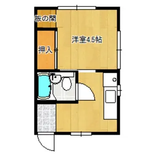 第2KIコーポ【2階】の間取り