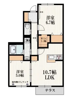 埼玉県朝霞市膝折町1【マンション】の間取り
