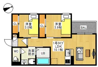 REGALEST LUCENTE【1階】の間取り