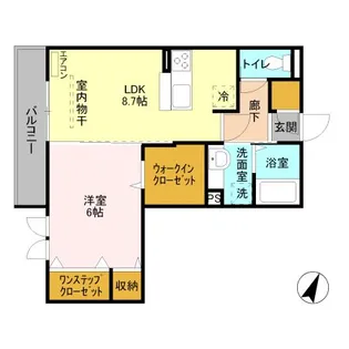 埼玉県さいたま市大宮区堀の内町3【アパート】の間取り