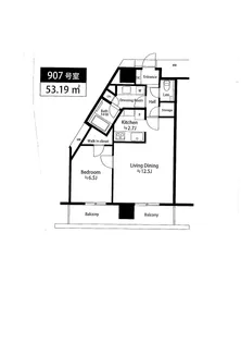 プリズムタワー【9階】の間取り