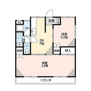 グローリオ池田【3階】の間取り