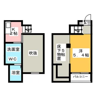 フェリス荒子【2階】の間取り