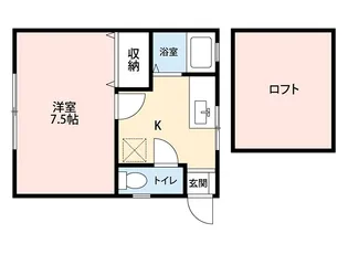 HYBRIDIII【1階】の間取り