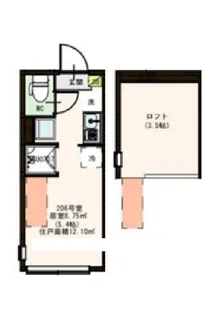 アルコイリスD【2階】の間取り