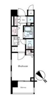 東京都中央区日本橋浜町3【マンション】の間取り