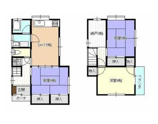 広島県広島市安佐南区長束2【一戸建】の間取り