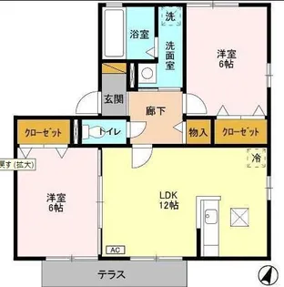 千葉県松戸市稔台7【アパート】の間取り