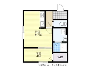 1LDKの間取り画像