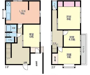 東京都八王子市散田町4【一戸建】の間取り