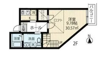ラフィーネ保土ヶ谷【2階】の間取り