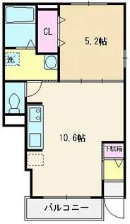 埼玉県朝霞市根岸台7【アパート】の間取り