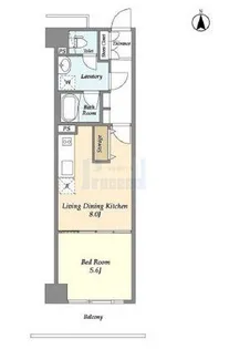 ヒルトップ・スクエアー【3階】の間取り