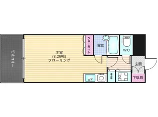 ロマネスク平和【3階】の間取り