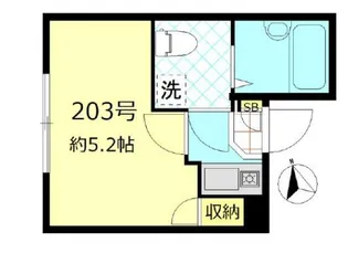 プリムローズ大森【2階】の間取り