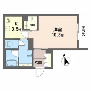 グラン ロフォス (Gran Rofosu)【1階】の間取り