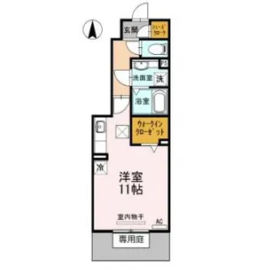 ボンジュール本陣【1階】の間取り