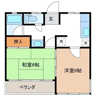 ヴィクトリーハイツ【2階】の間取り