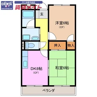 Limpia城南【3階】の間取り