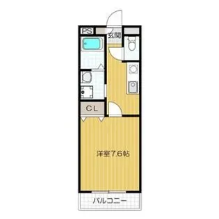 ラ フェリーチェ【3階】の間取り