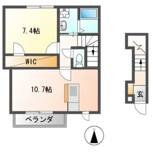 イノセント エンジェル【2階】の間取り