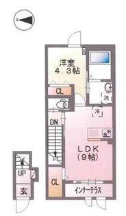 Grandeur東綾瀬【2階】の間取り