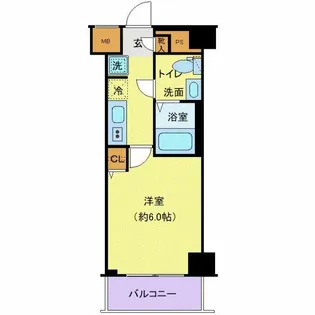 東京都葛飾区宝町2【マンション】の間取り