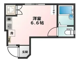 あおばはうす立花【1階】の間取り