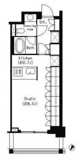 パークキューブ目黒タワー【1階】の間取り