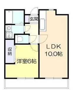 エンジェリック木原【3階】の間取り