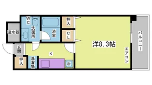 マザーリーフ名谷【3階】の間取り