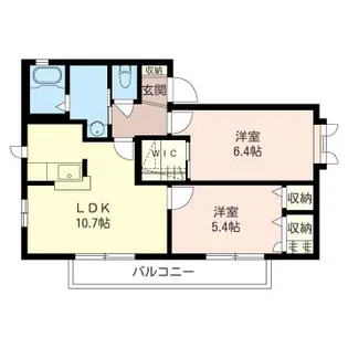 ヴェルソーII【2階】の間取り